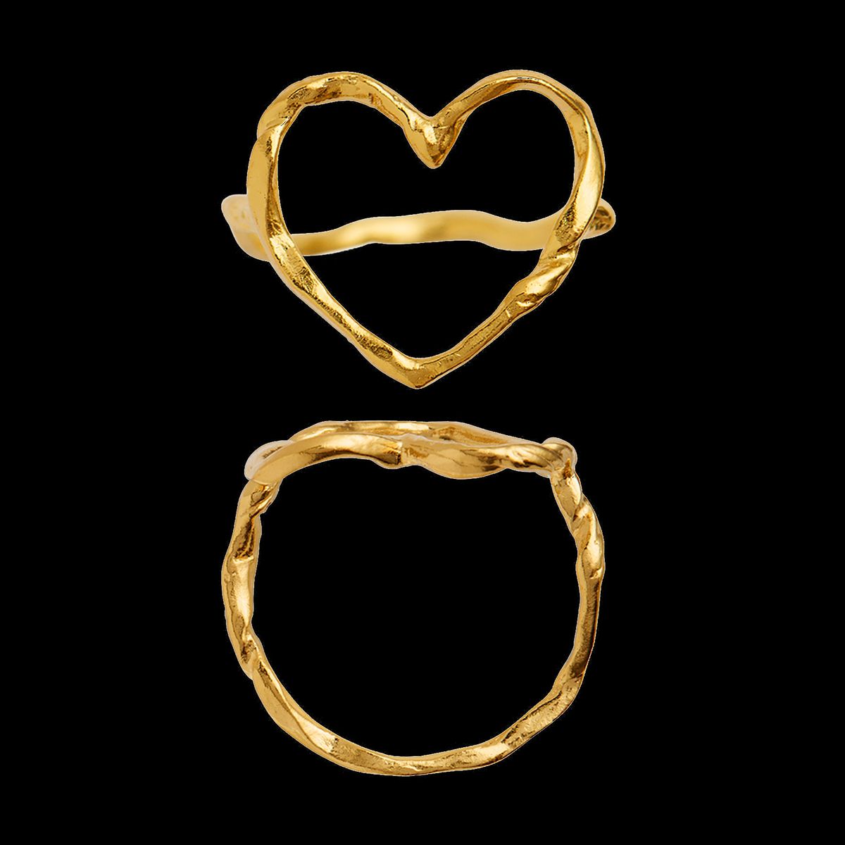 Funky Heart Ring - 50