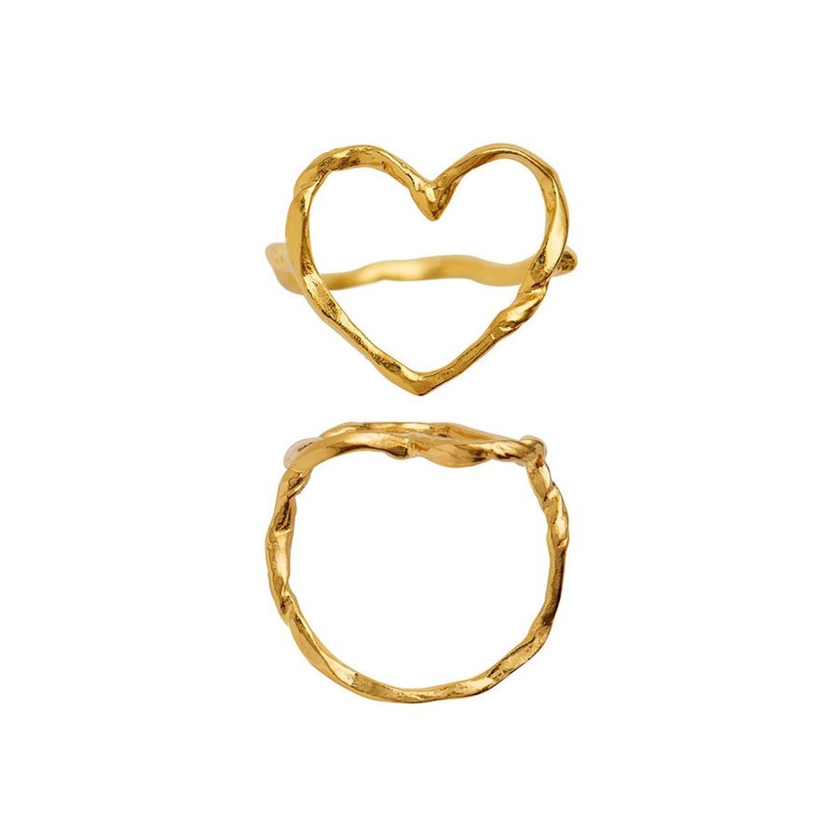 Funky Heart Ring - 52