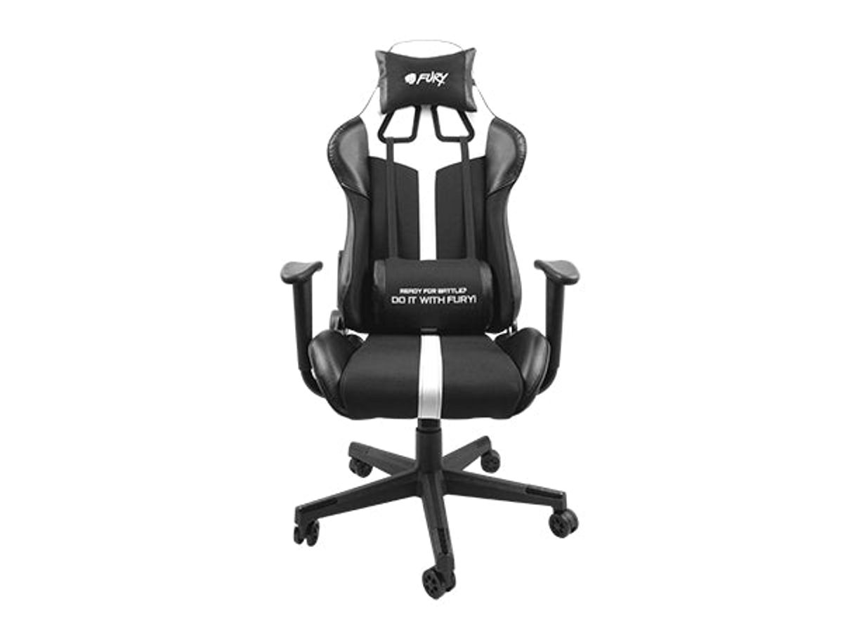 Fury Avenger XL Gamer Stol Sort Hvid