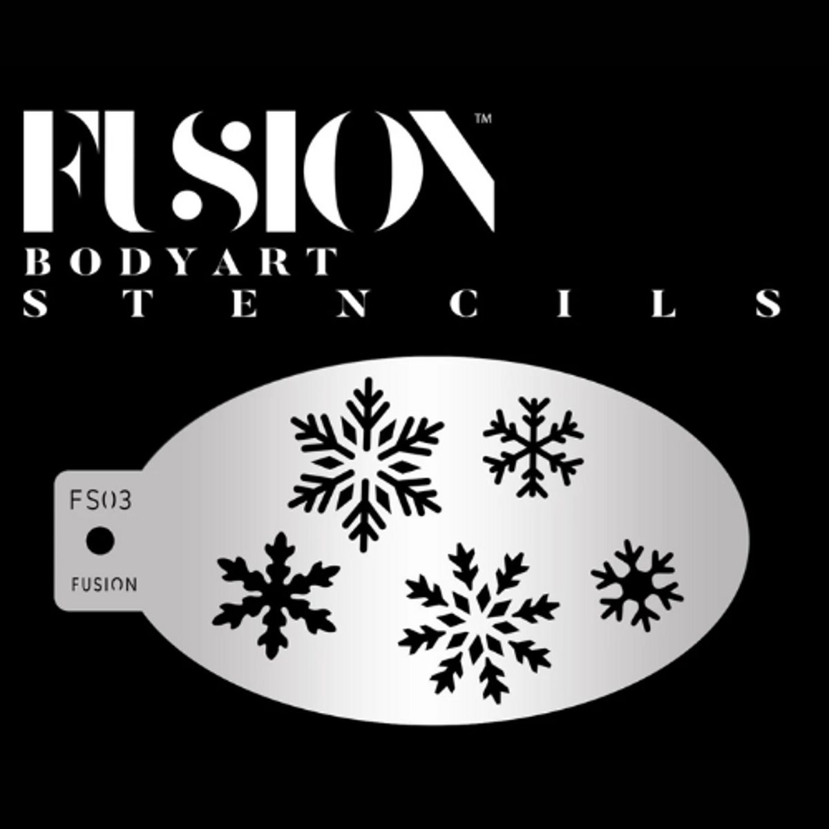 FUSION - Stencil - Let It Snow (Snowflakes)