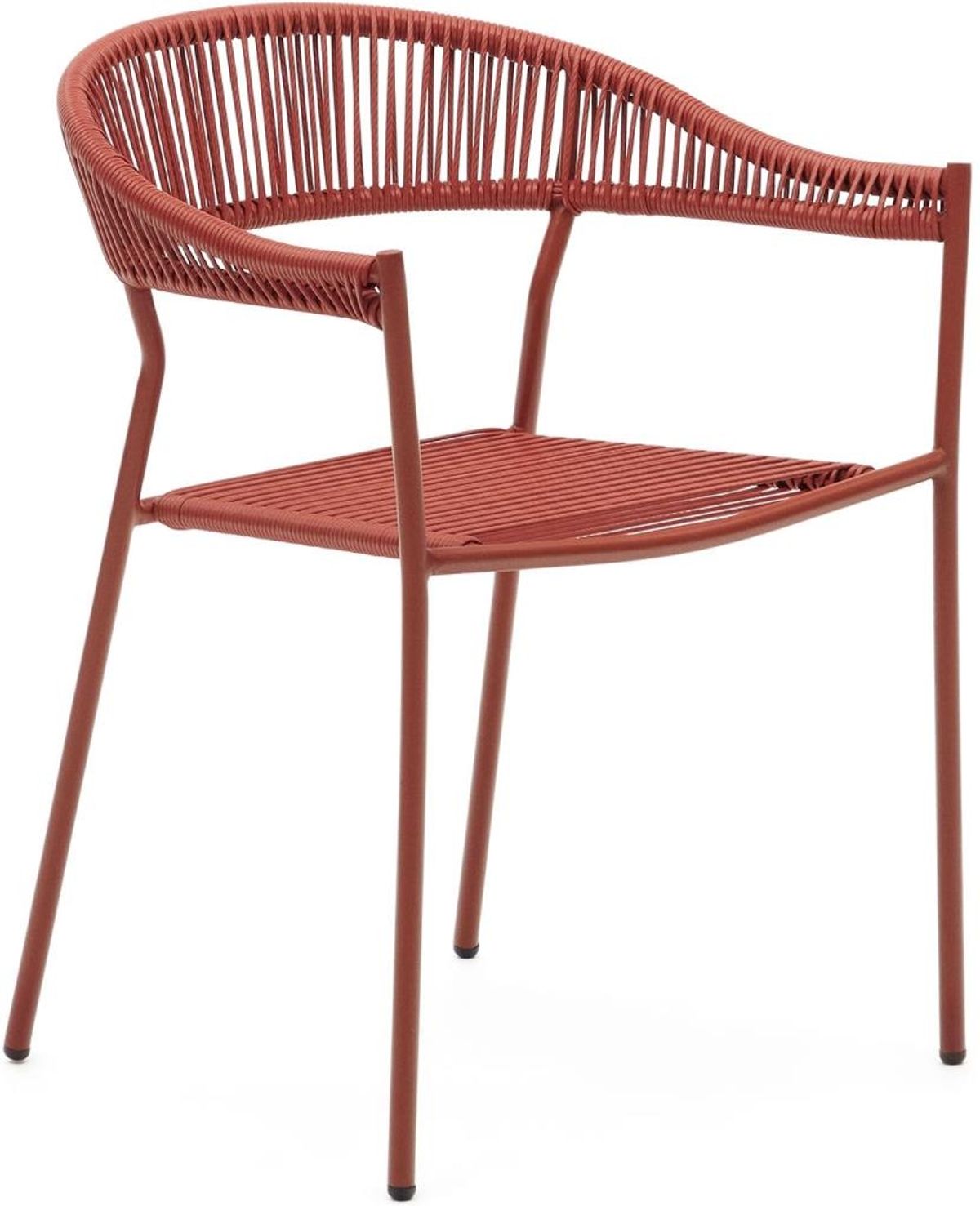 Futadera, Udendørs stol, terracotta, syntetisk flet/rattan