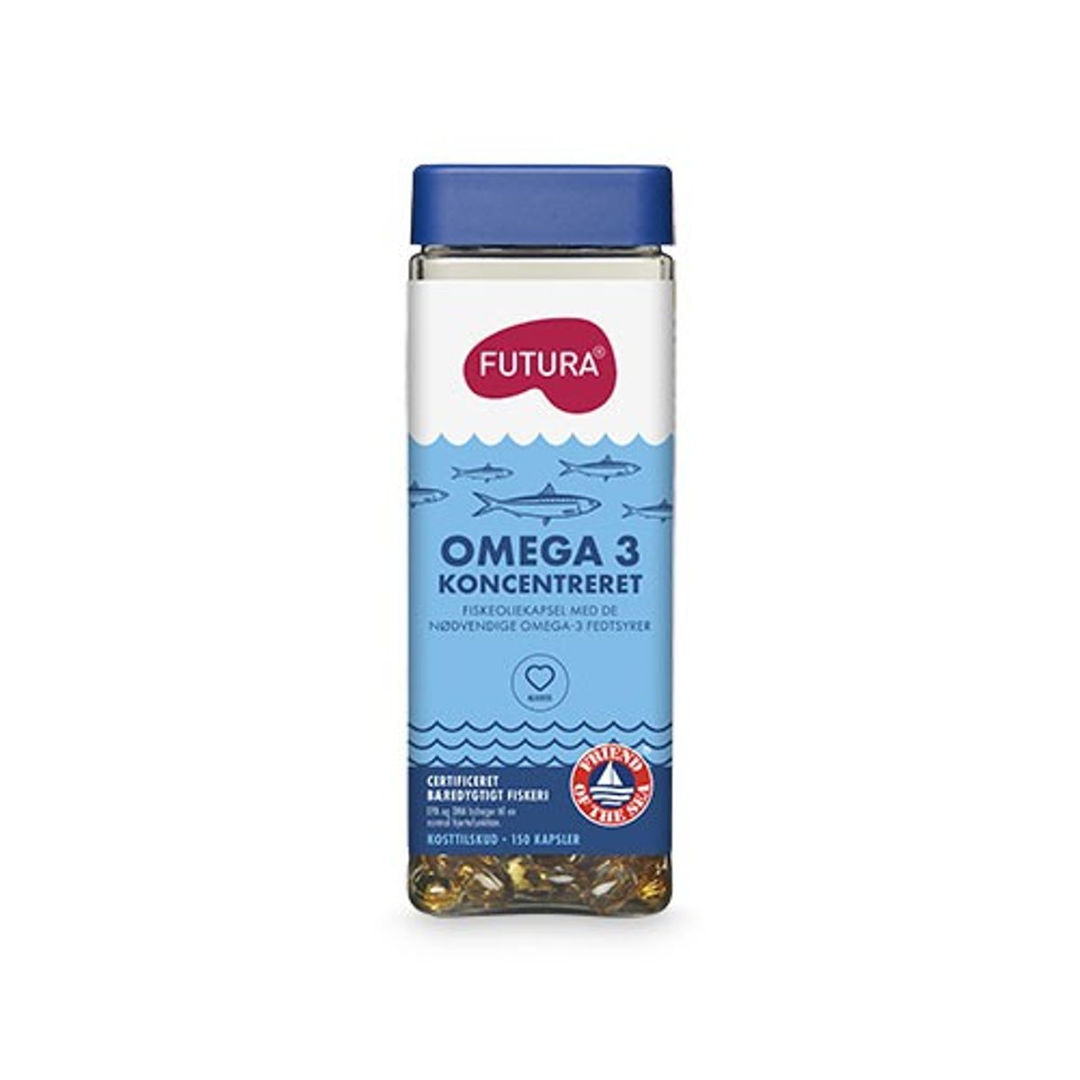 Futura Omega-3 Koncentreret - 150 kapsler