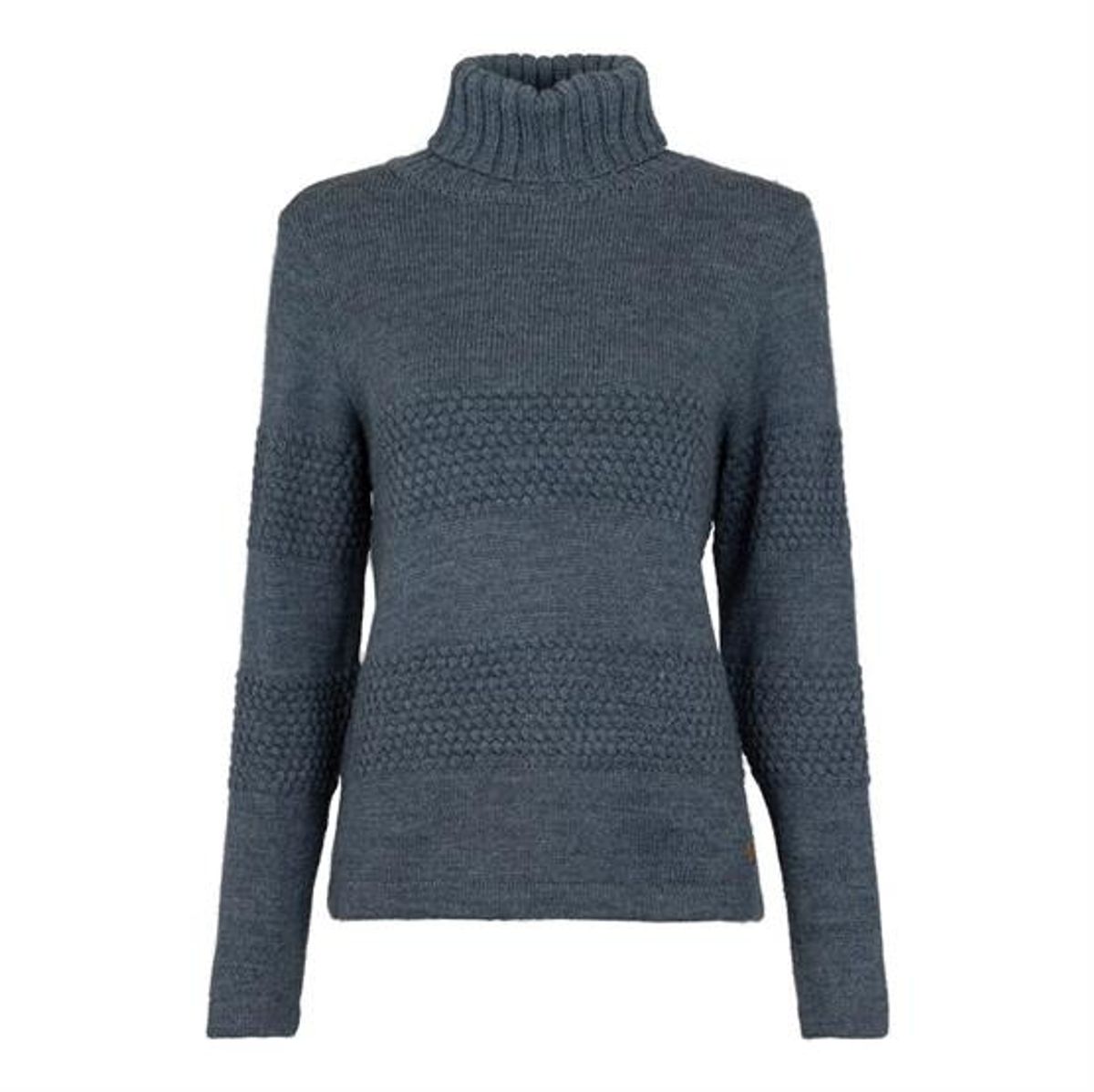 Fuza Wool Ladies Christianhavn Sweater, Silver Blue