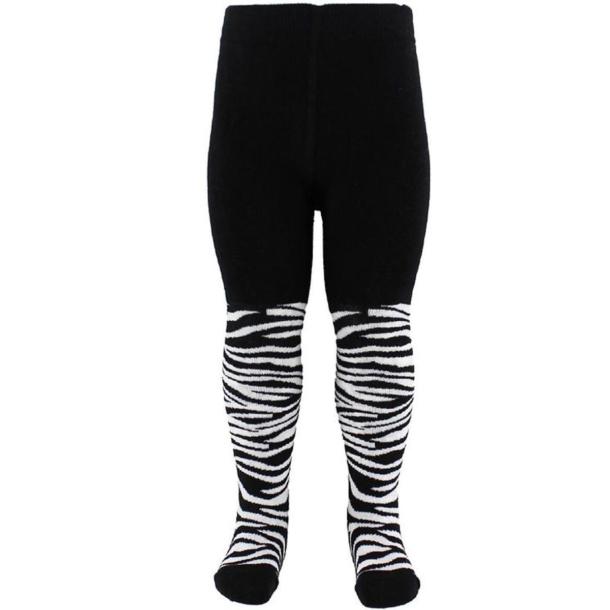 Fuzzies Strømpebukser - Zebraprint