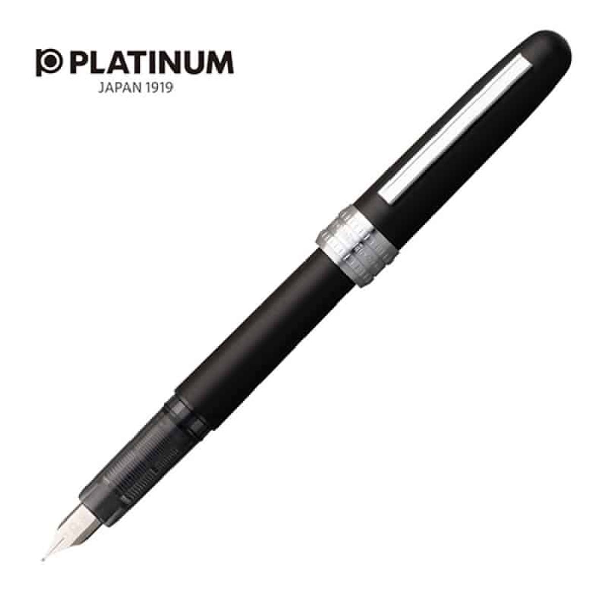 Fyldepen Platinum Plaisir Black Mist, M,.