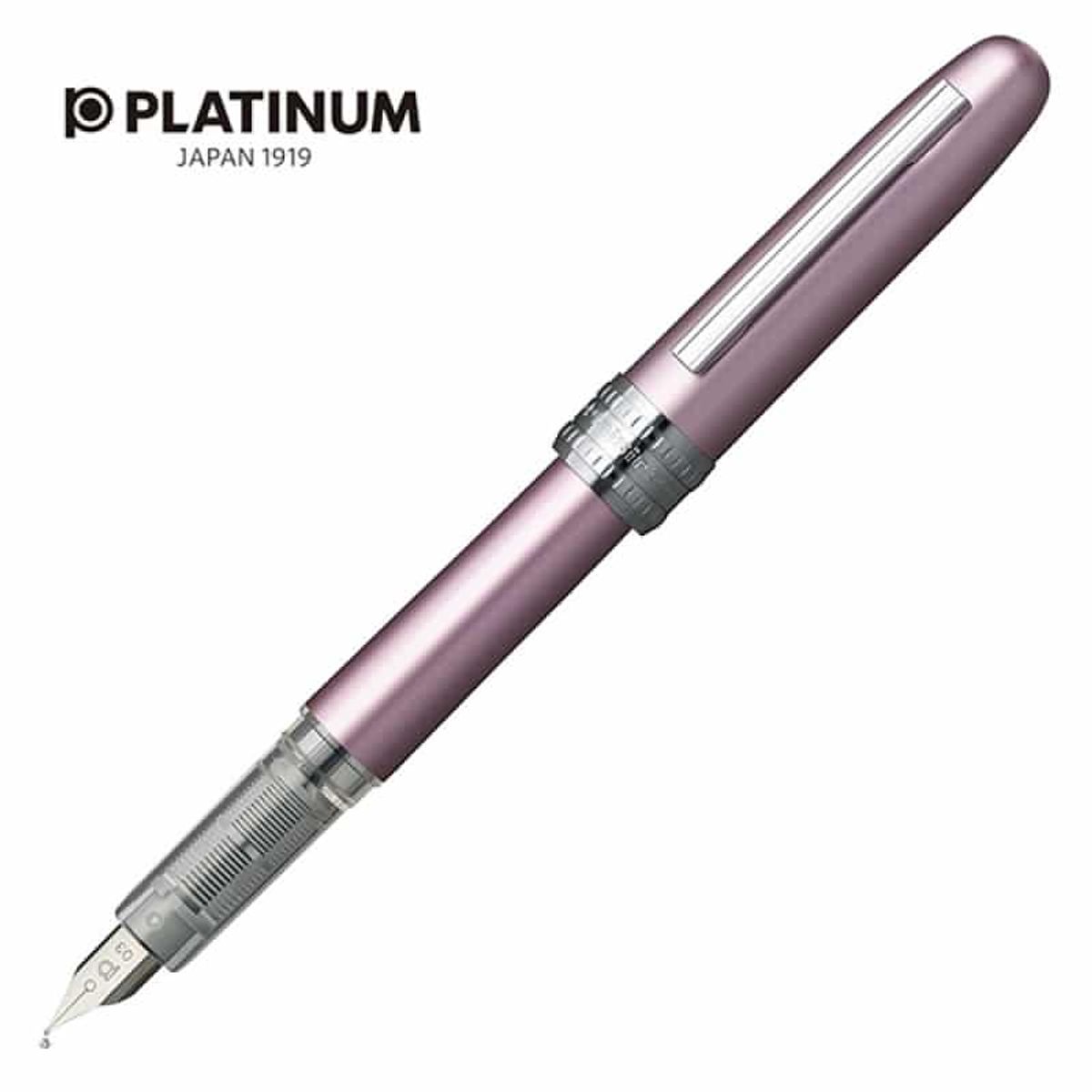 Fyldepen Platinum Plaisir Pink F Slip &amp; Seal.