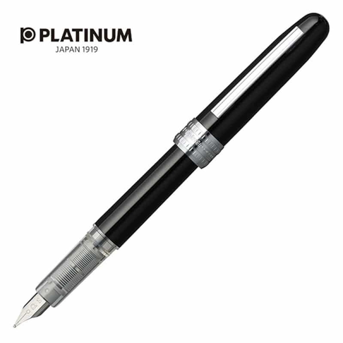 Fyldepen Platinum Plaisir Sort F Slip &amp; Seal.