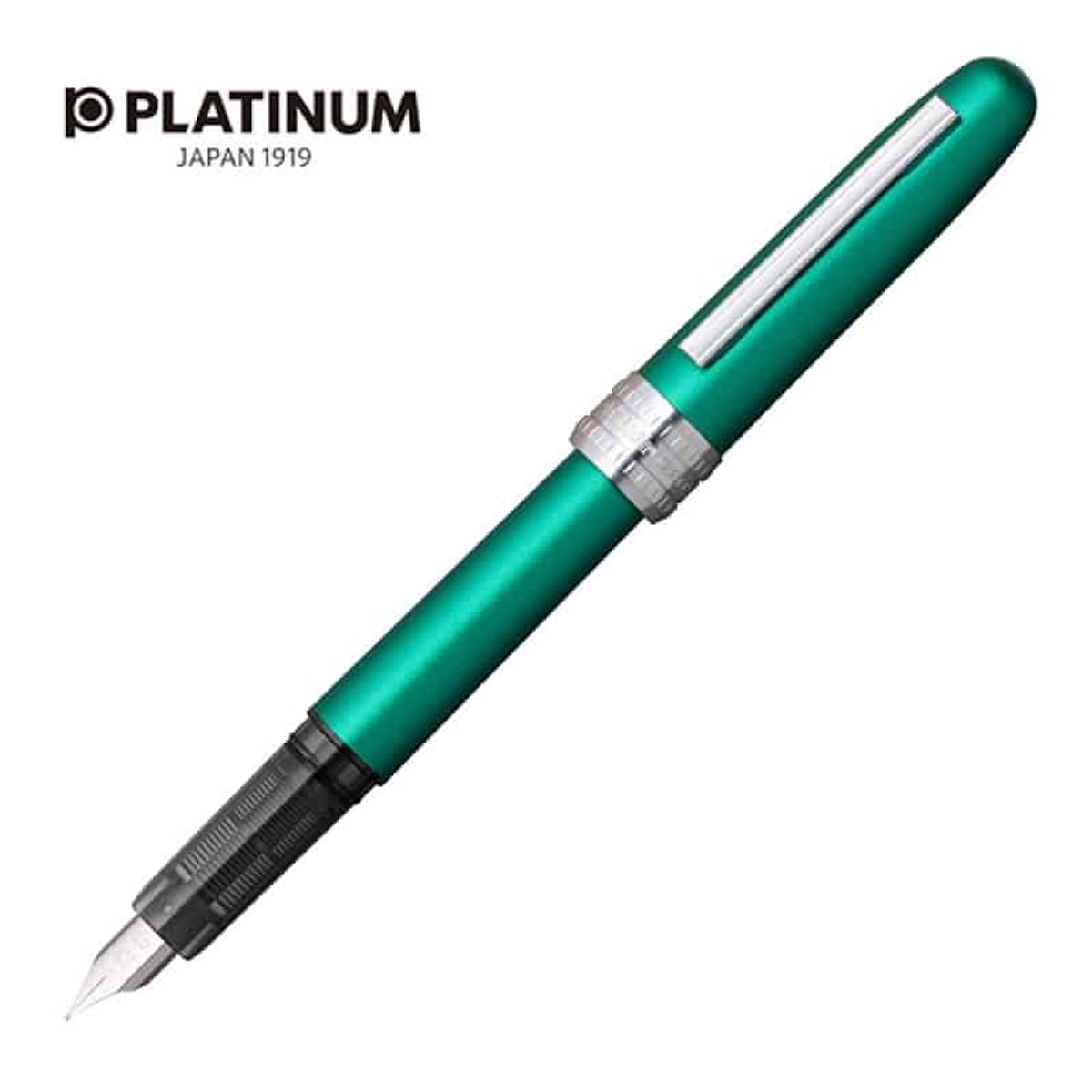 Fyldepen Platinum Plaisir Teal Green, M,.