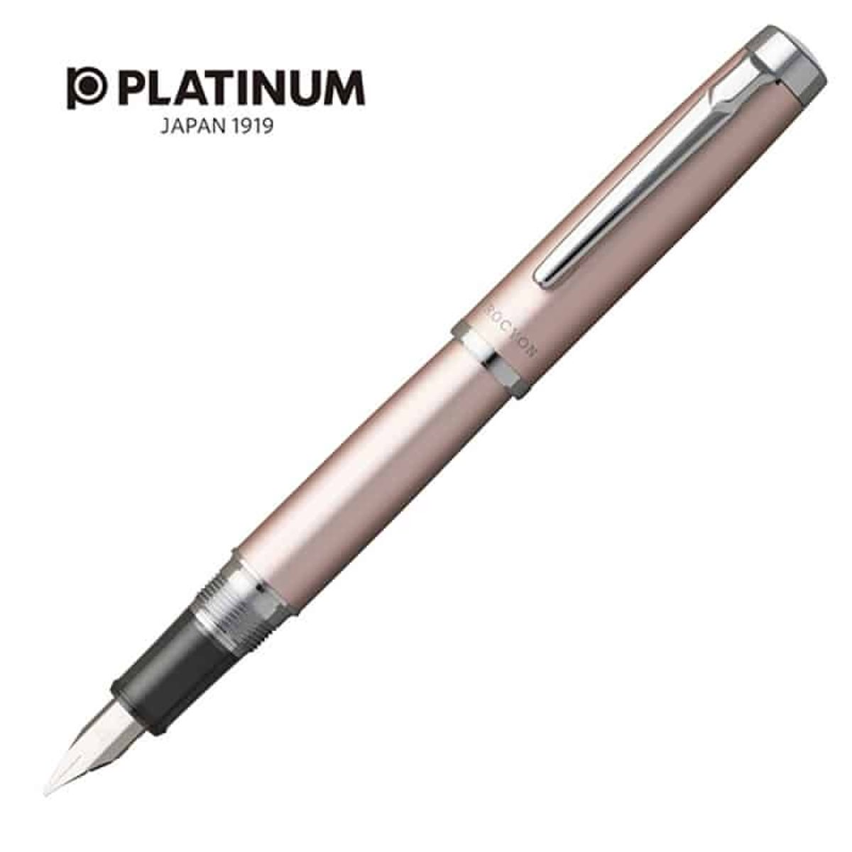 Fyldepen Platinum Procyon Rose Gold M pink.