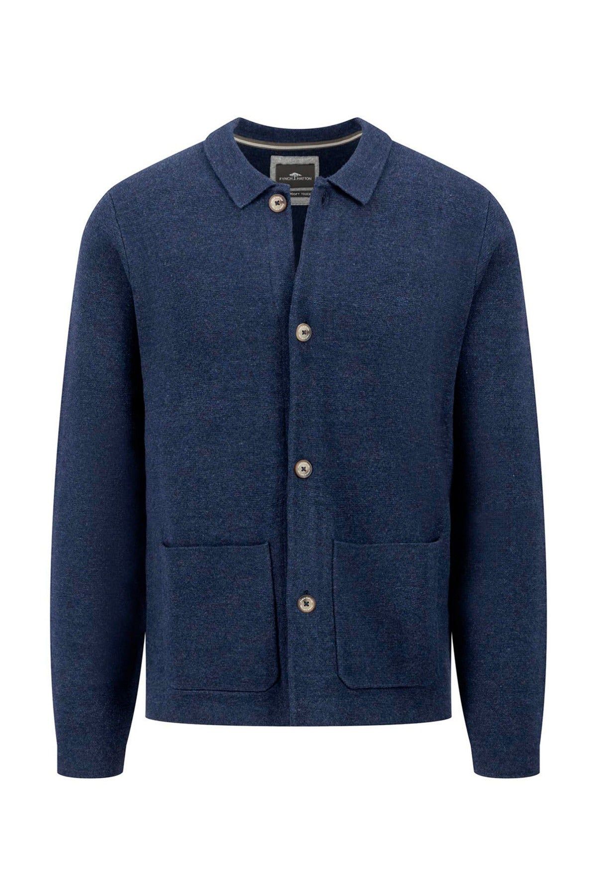 Fynch-hatton Knit Blazer Cotton Wool