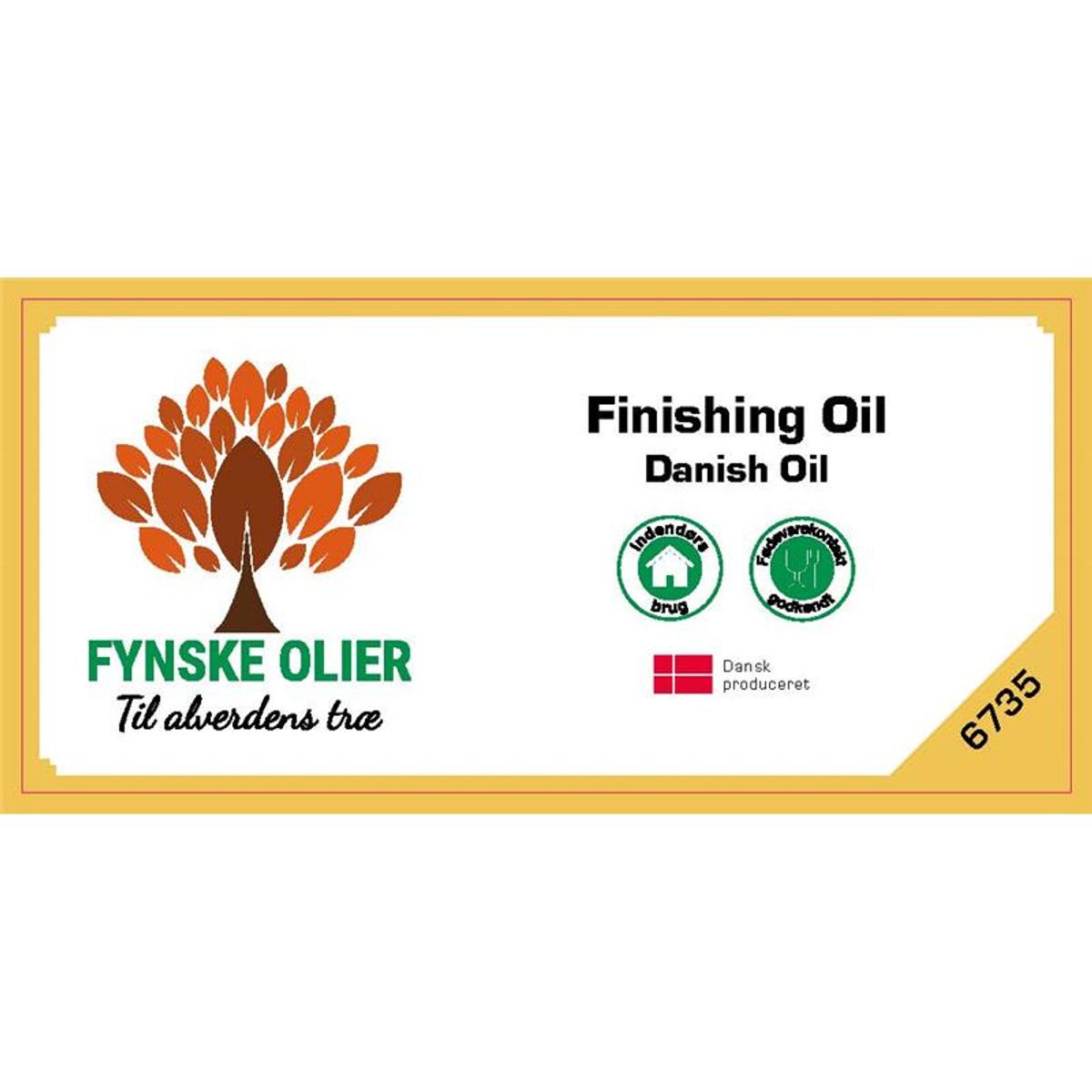 Fynske Olier Finishing Oil - "Danish Oil" 500 ml. 6735