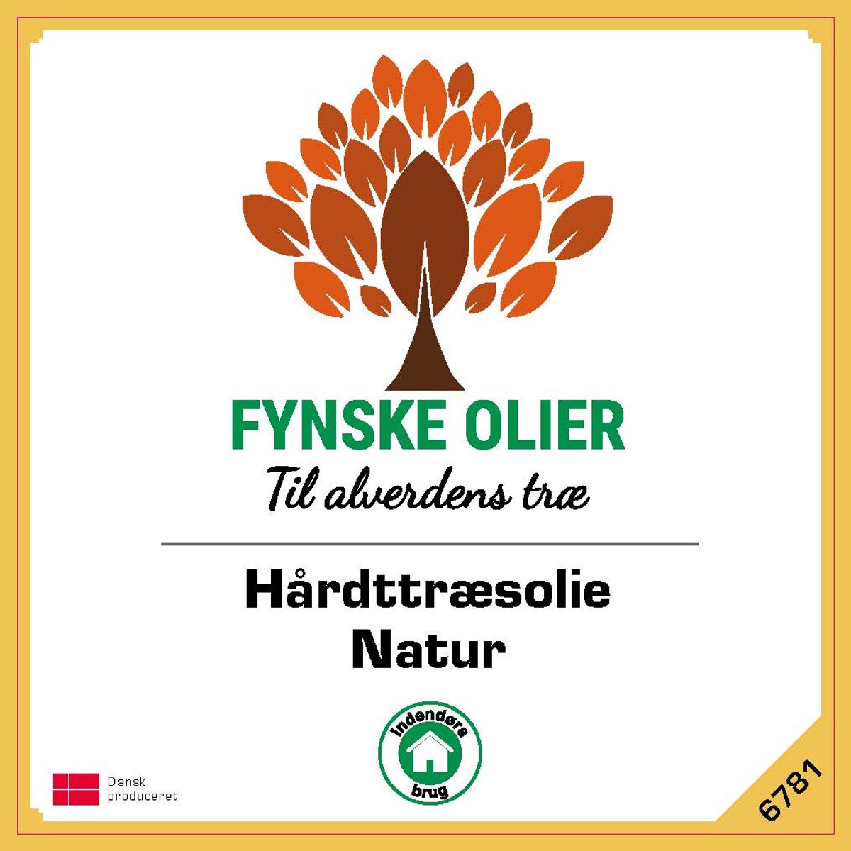 Fynske Olier Hårdttræsolie - Natur 20 Liter 6781