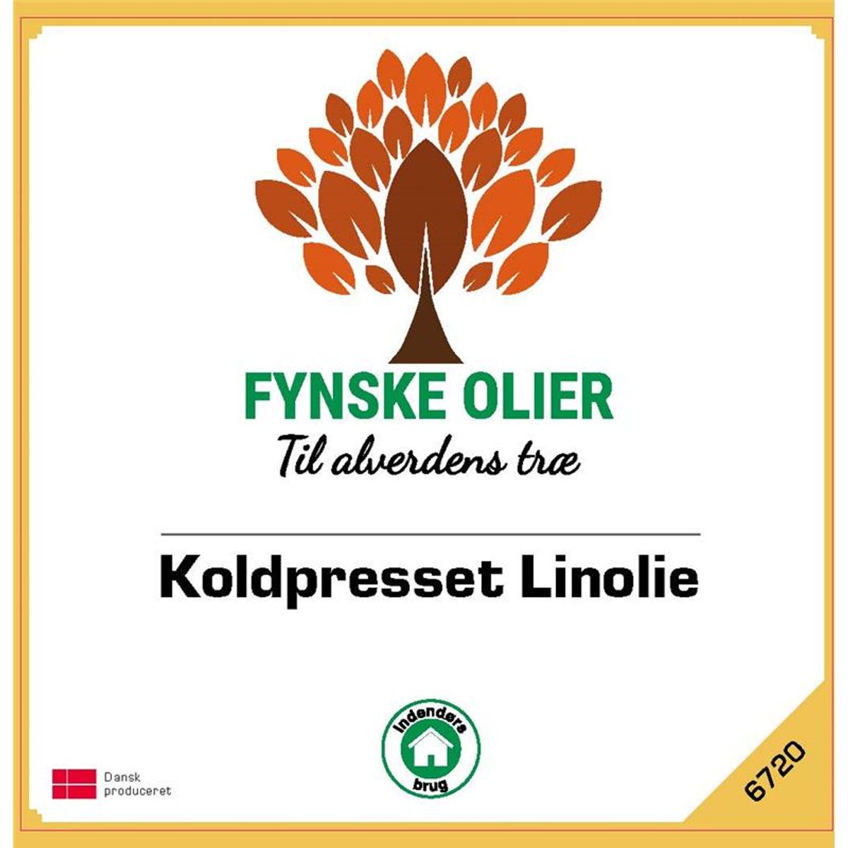 Fynske Olier Koldpresset Linolie 20 Liter 6720