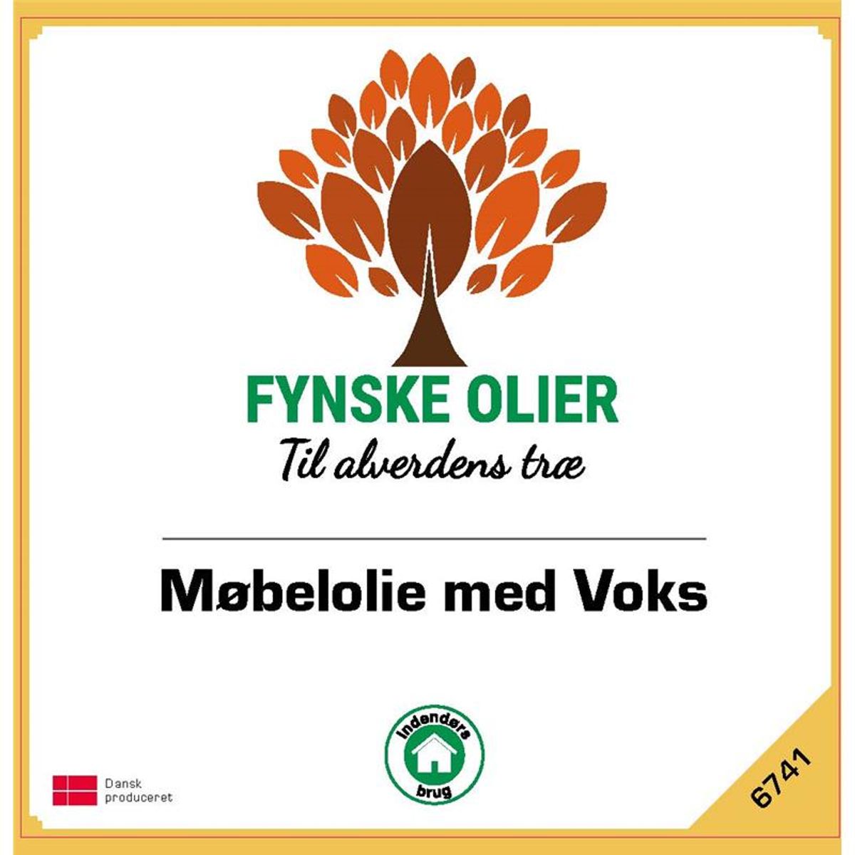 Fynske Olier Møbelolie med voks 5 Liter 6741