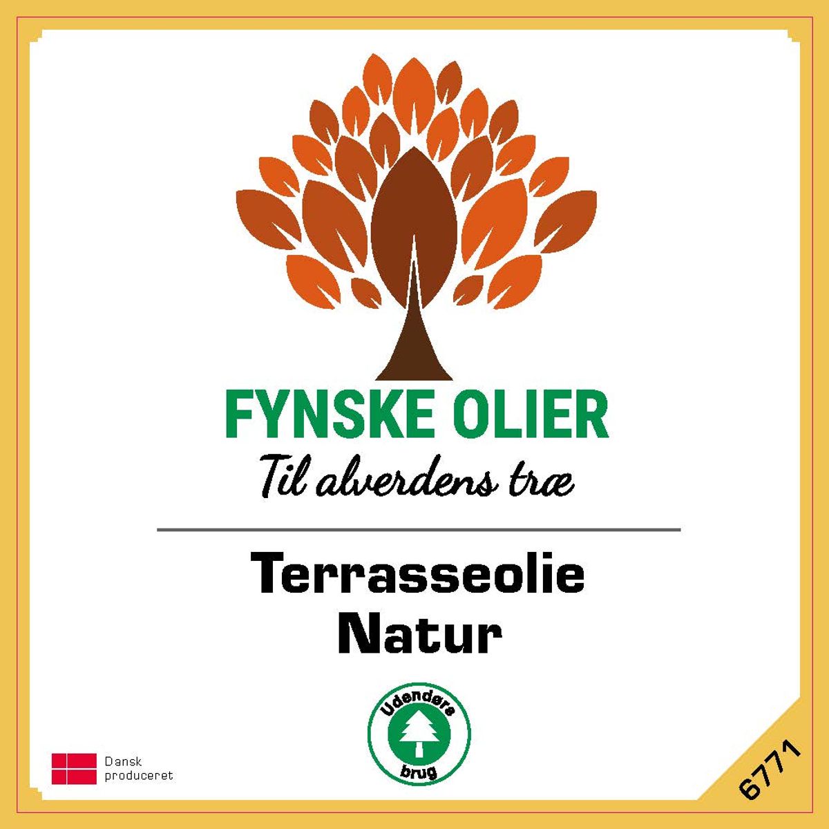 Fynske Olier Terrasseolie - Natur 25 Liter 6771