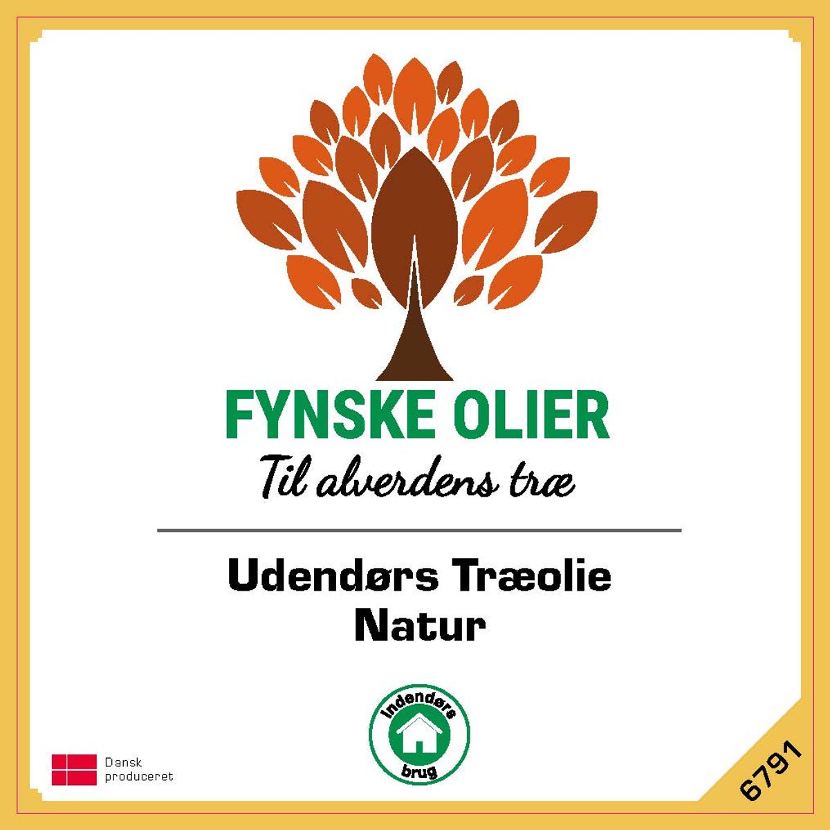 Fynske Olier Udendørs Træolie - Natur 1 Liter 6791