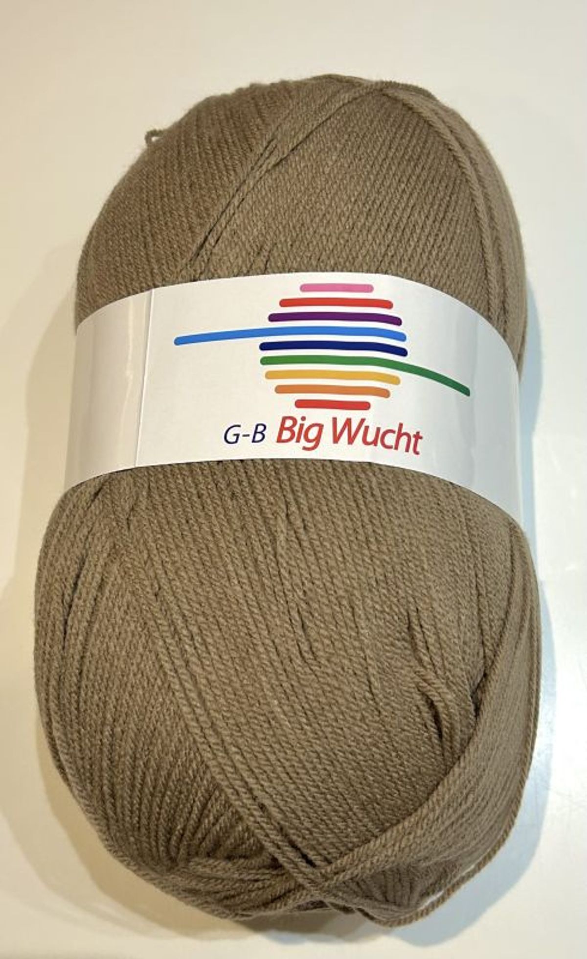 G-B Big Wucht - 2150 Taupe, Akrylgarn, fra G-B Garn