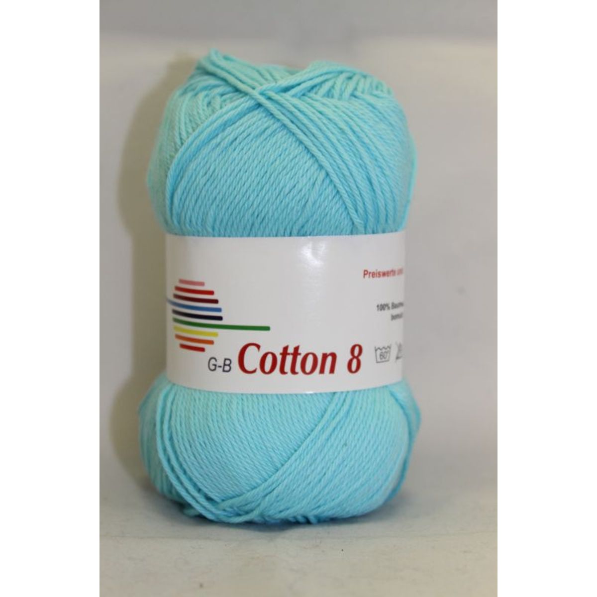 G-B Cotton 8/4 - 1460 Isblå, Bomuldsgarn, fra G-B Garn