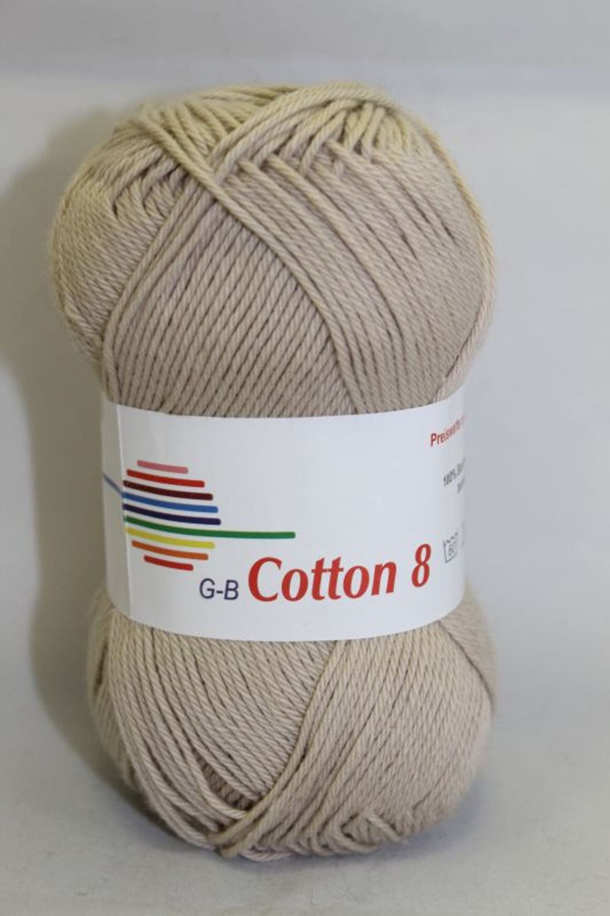 G-B Cotton 8/4 - 1530 Beige, Bomuldsgarn, fra G-B Garn