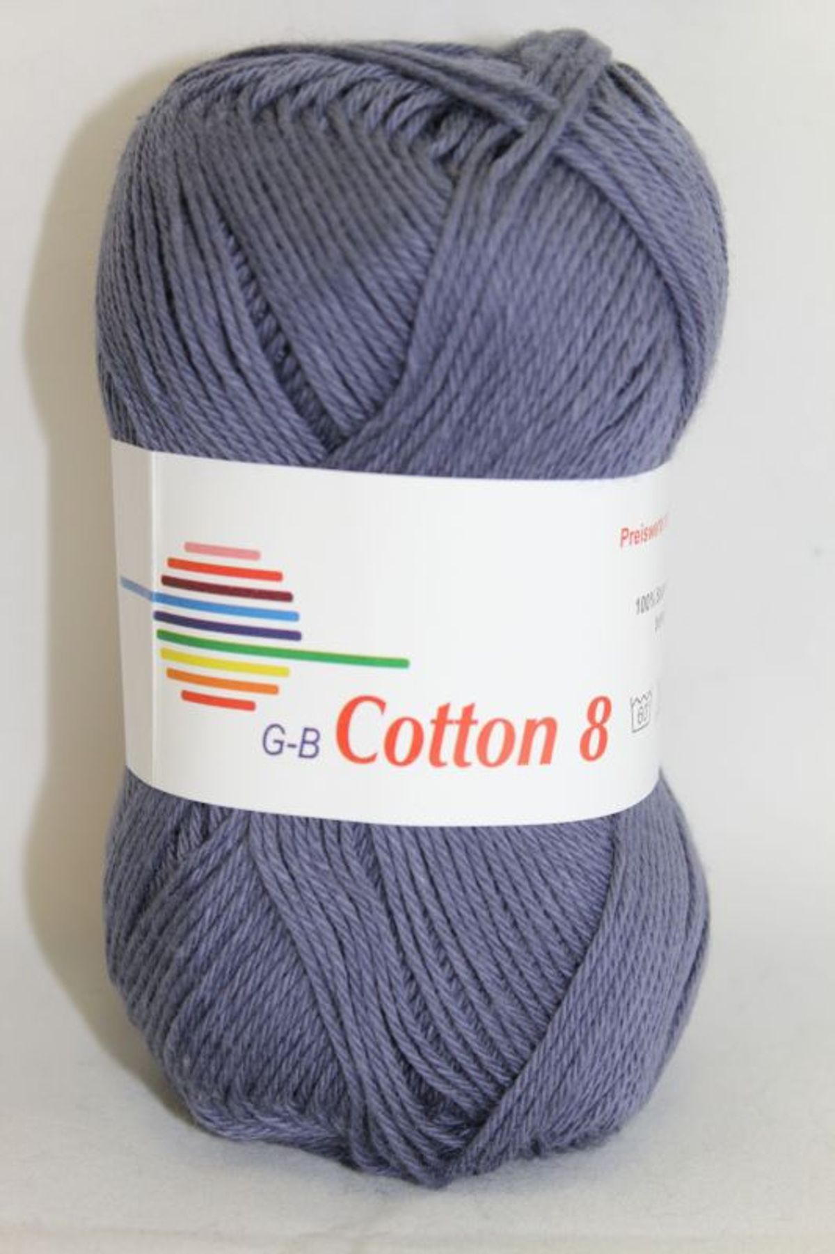 G-B Cotton 8/4 - 1870 Gråblå, Bomuldsgarn, fra G-B Garn