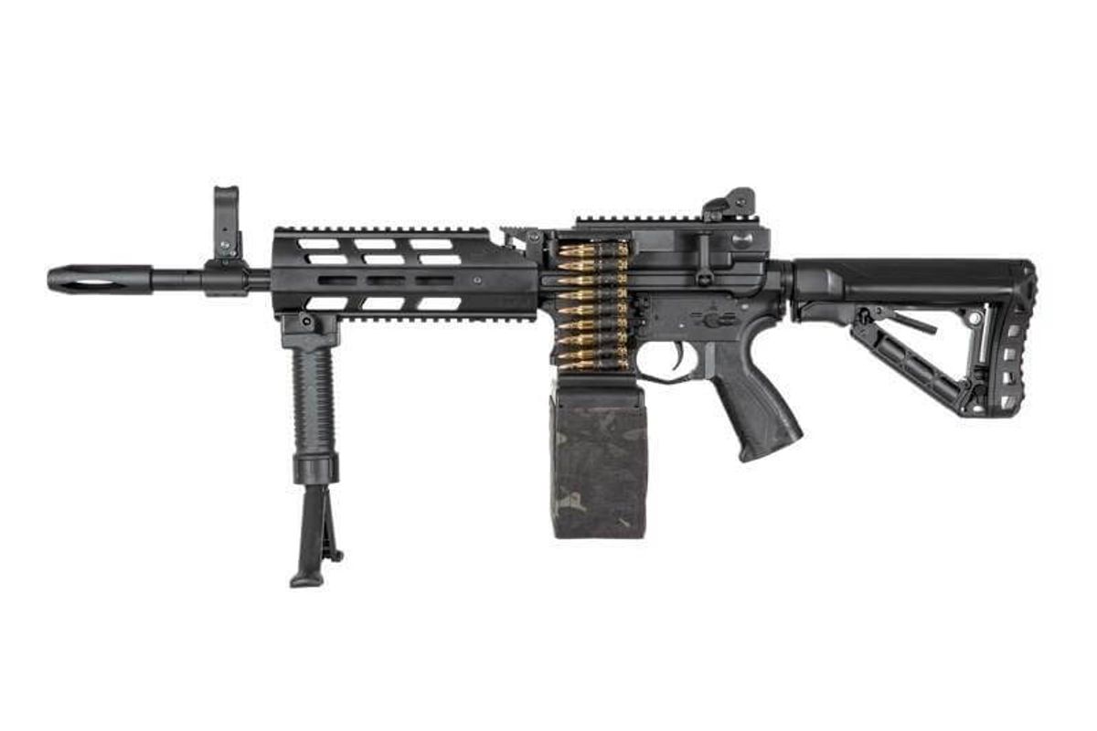 G&G CM16 LMG Stealth, Sort