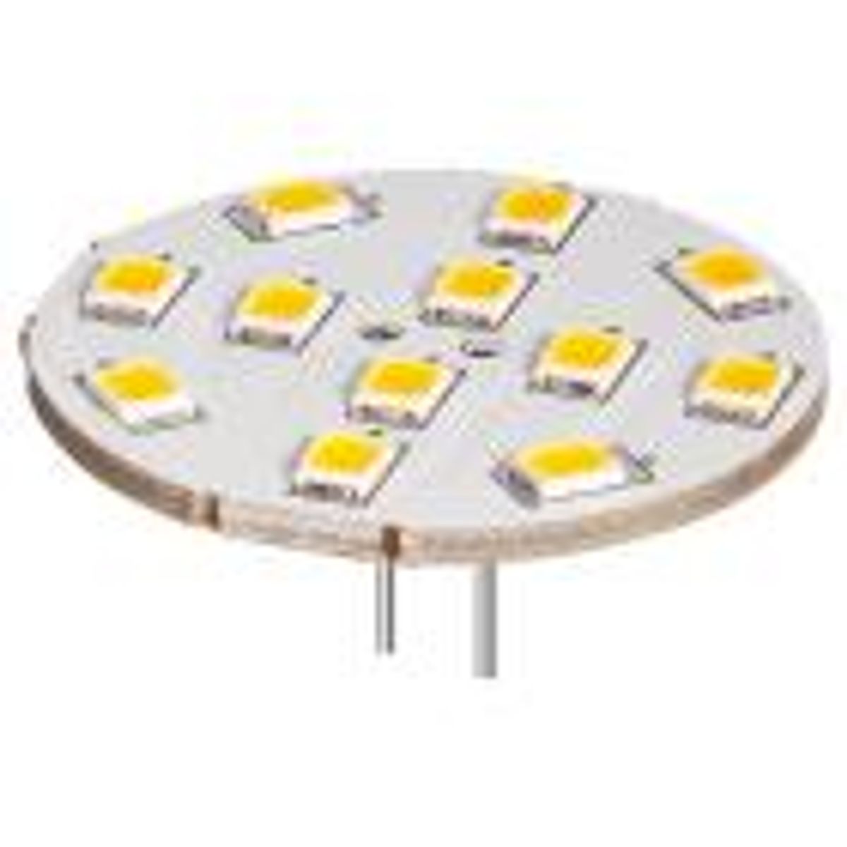 G4 LED stiftpære - 12V / 2W (170 lumen) SMD 140 ° Varm Hvid (=20w)