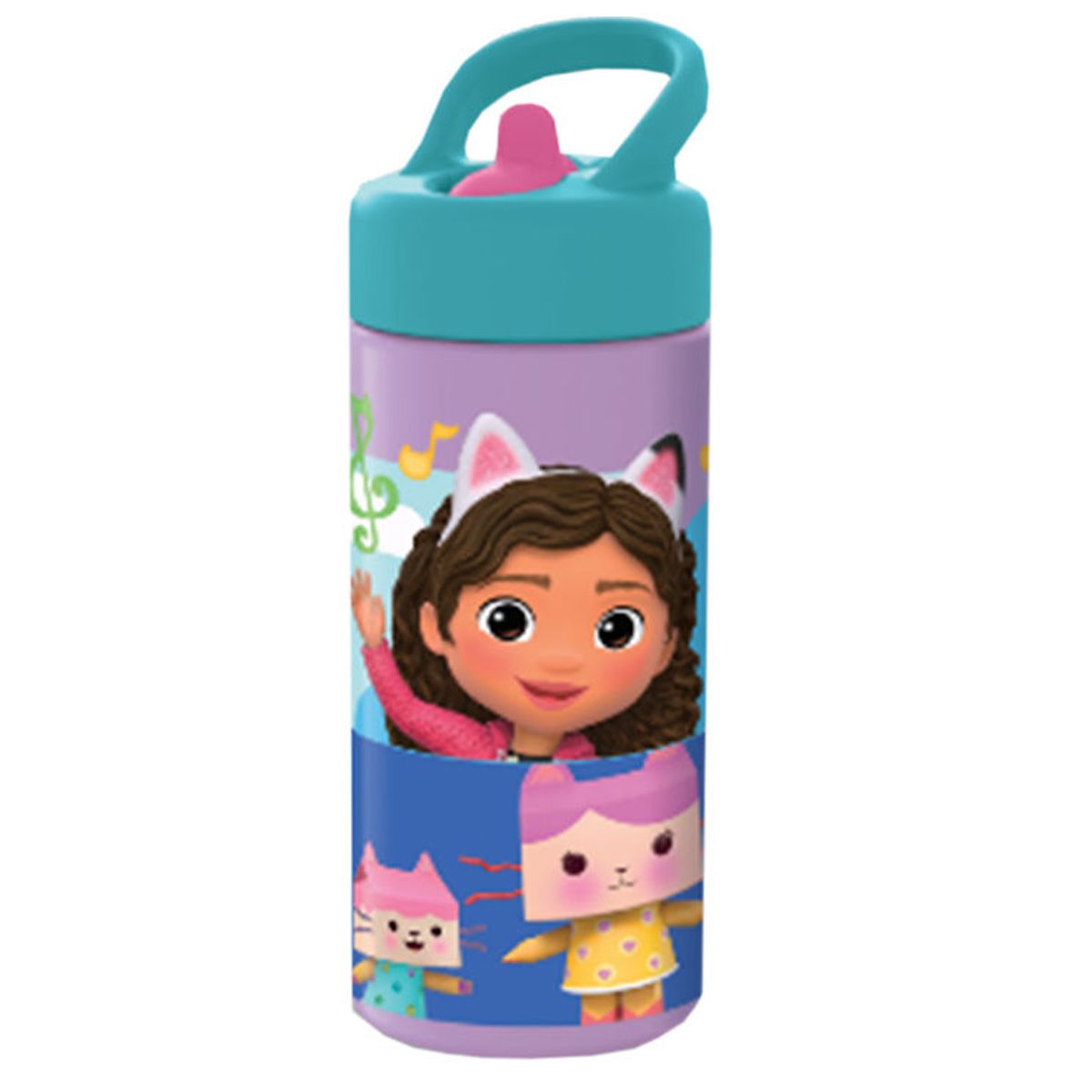 Gabby's Dollhouse Drikkedunk - 410 ml - Sipper Water Bottle