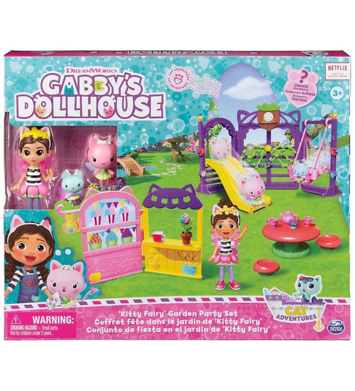 Gabby's Dollhouse Sæt - 18 Dele - Fairy Playset