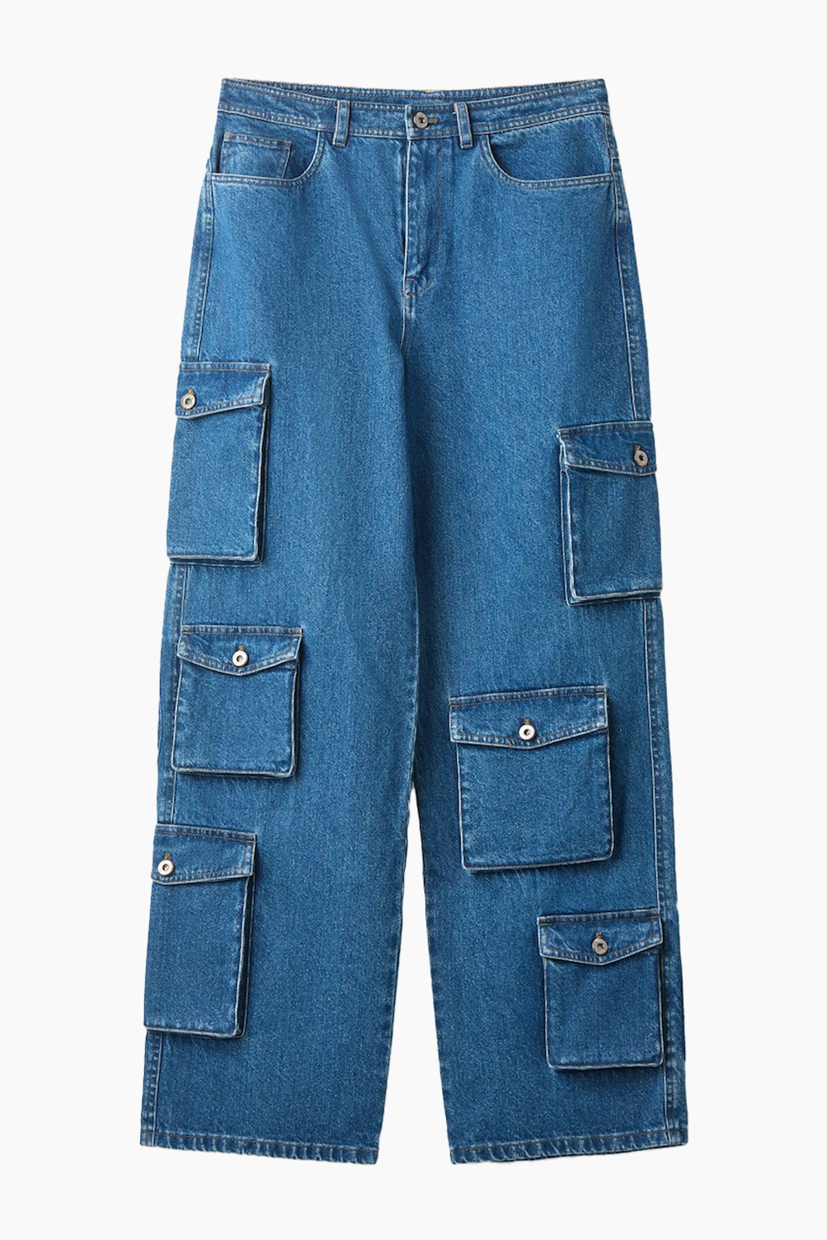 Gad Pants - Medium Denim Blue - H2O Fagerholt - Blå M