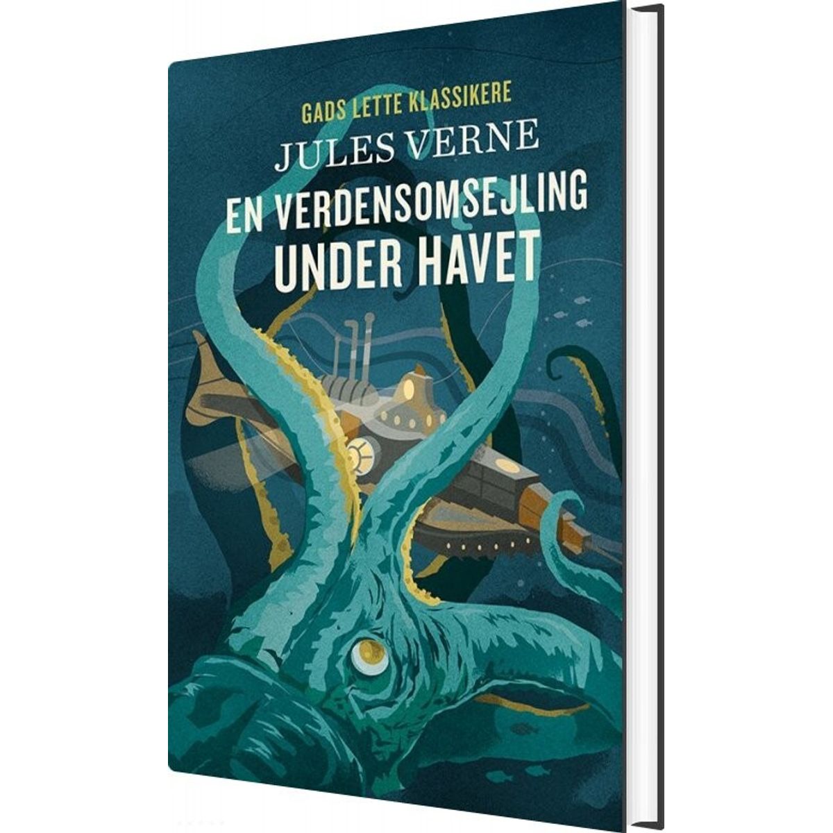 Gads Lette Klassikere: En Verdensomsejling Under Havet - Jules Verne - Bog