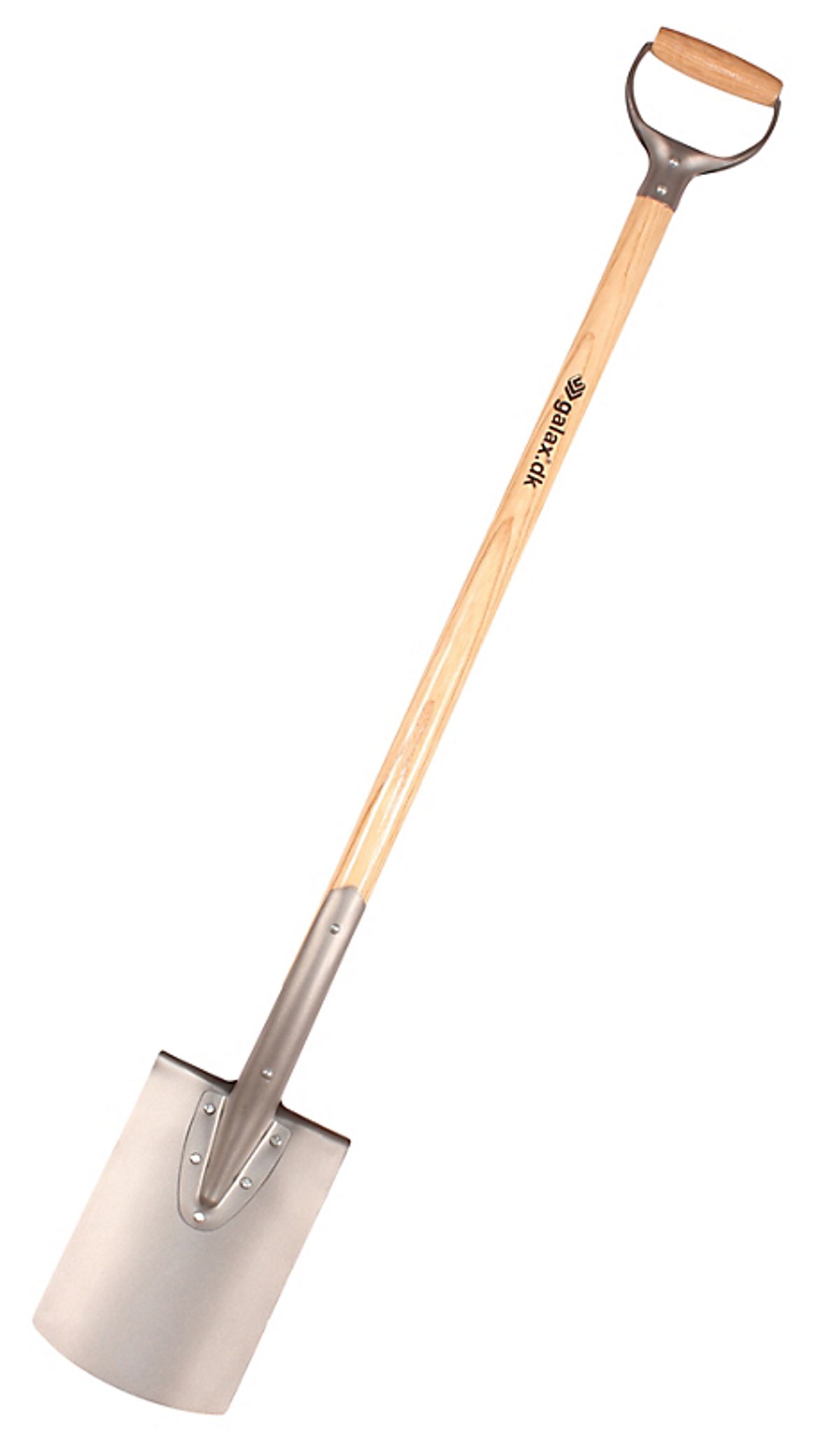 galax havespade 110cm Lakeret asketræsskaft m/D-jern greb, blad 27x19cm