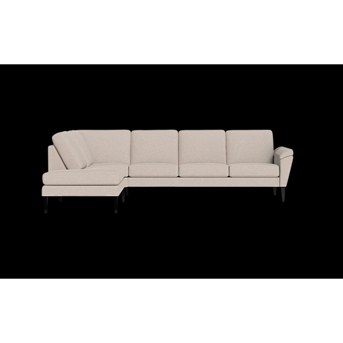 Galaxy sofa med open end