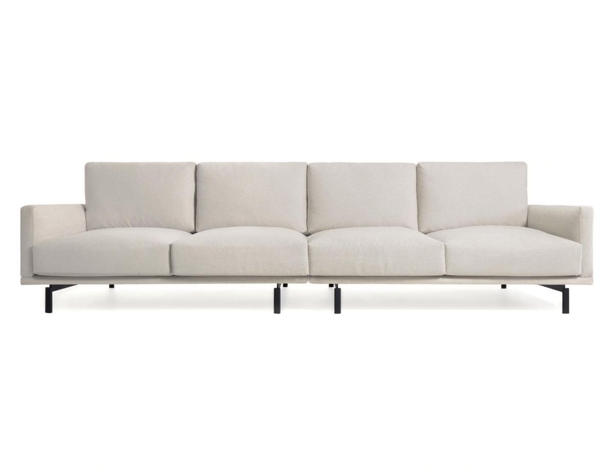 Galene, 4-personers sofaer, beige, H94x196x334 cm, polstret