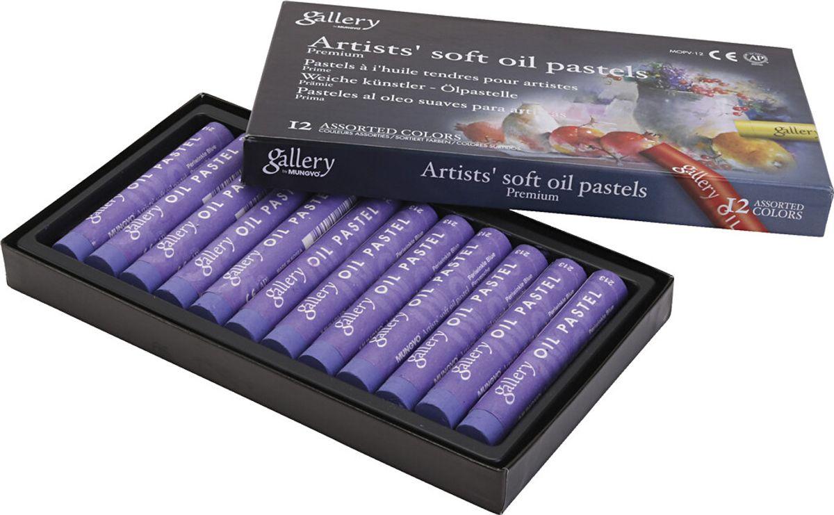 Gallery - Artists Soft Oil Pastels - Oliekridt - Violet - 12 Stk.