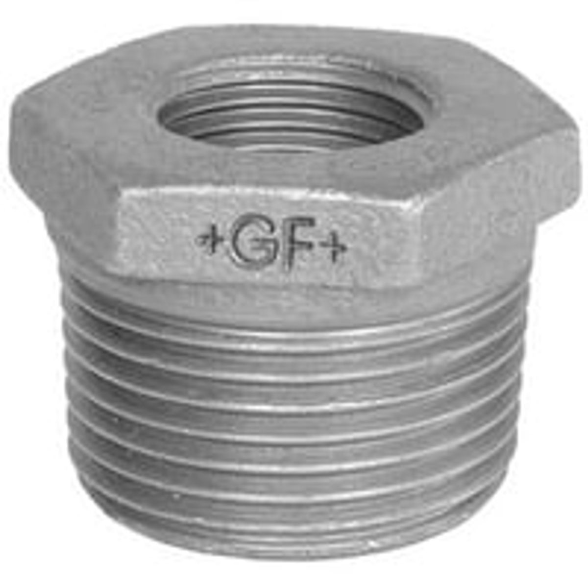 Galvaniseret nippelmuffe - 1" x 1"