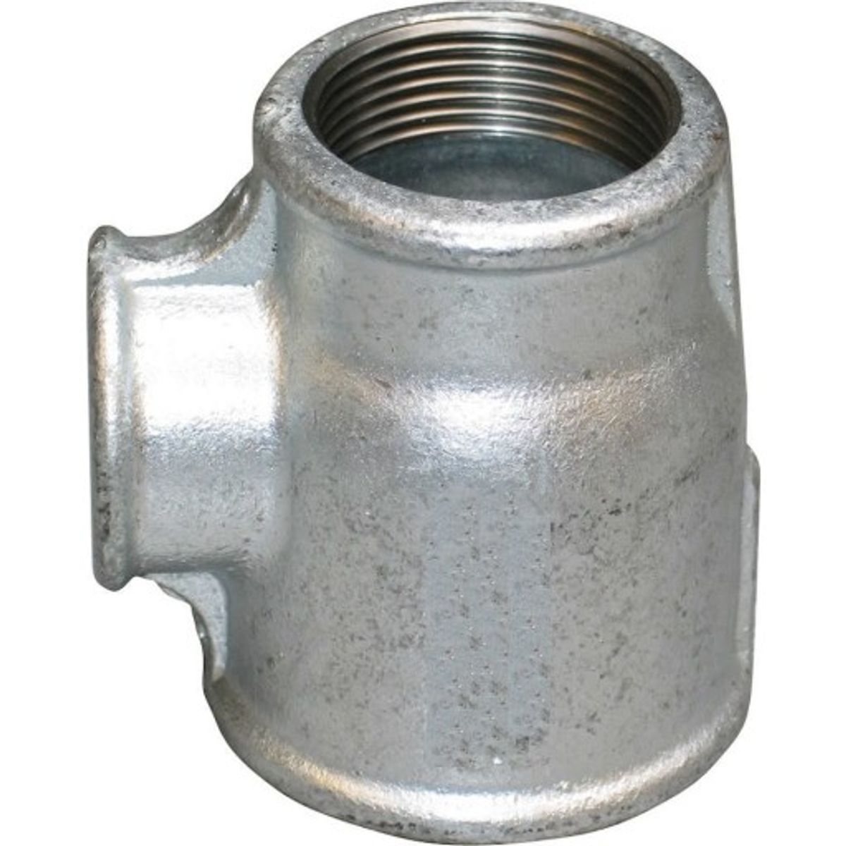 Galvaniseret tee 1 1/2" x 1 1/2" x 1/2"