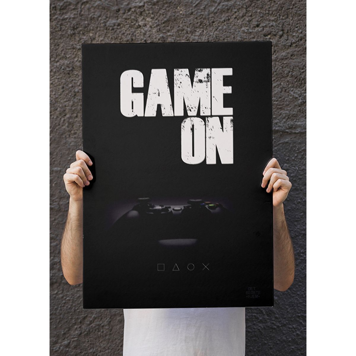 Game on - plakat - 21 x 29,7 (A4) Kr. 199,-