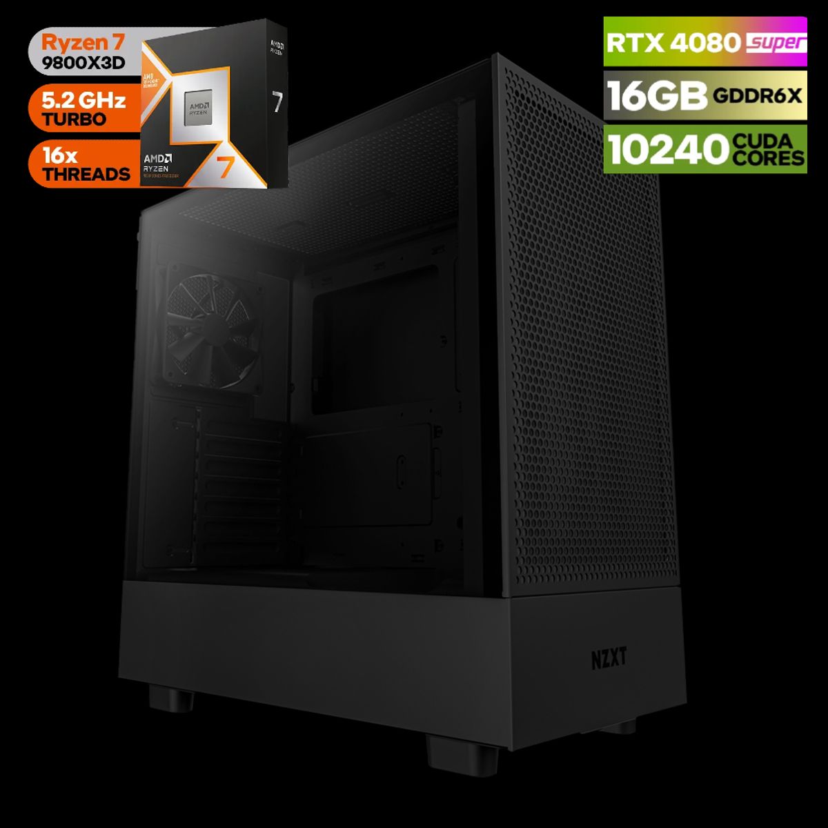 Gamer Barbarian AMD 9800x3d Rtx 4080 Super