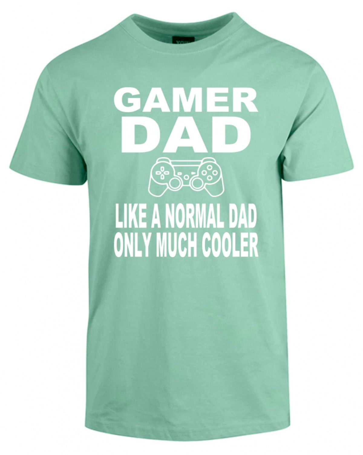 Gamer dad t-shirt - Mintgrøn