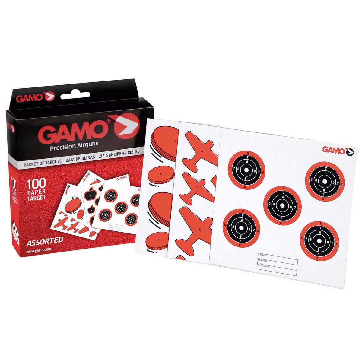 Gamo Skydeskiver, 100 stk