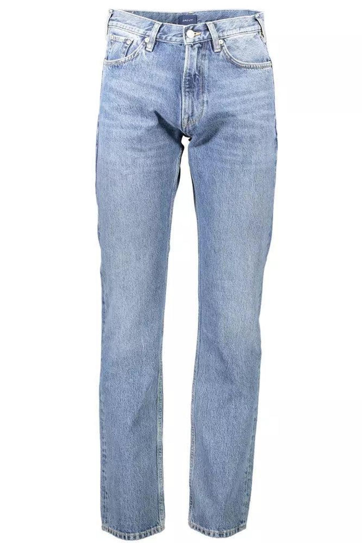 Gant Light Blue Cotton Men Jeans