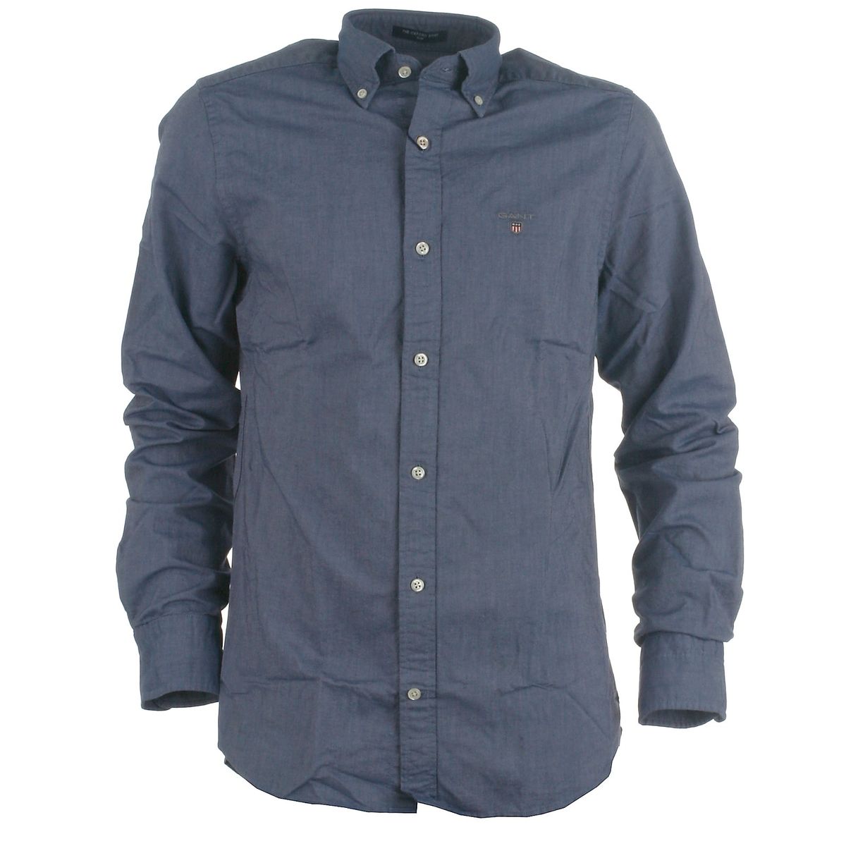 Gant skjorte l/s, Oxford, persianblue - 188 - L+ - 40