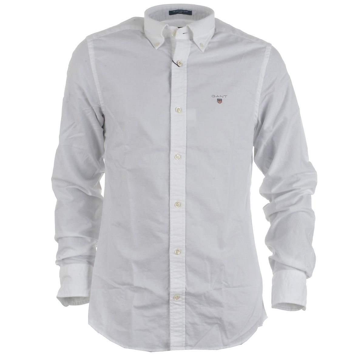 Gant skjorte l/s, Oxford, white - 188 - L+ - 40