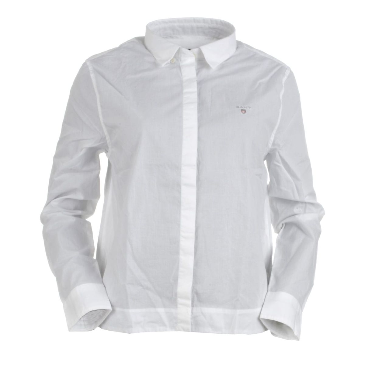 Gant skjorte l/s, Poplin, white - 152 - 146/152