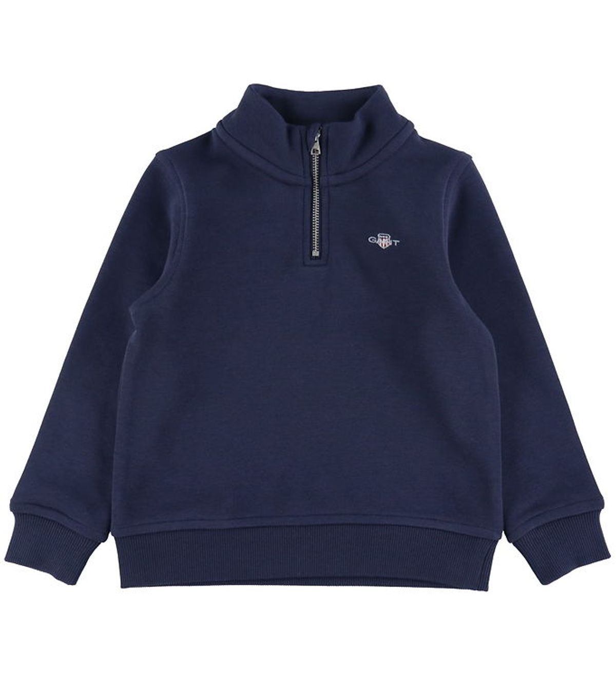 GANT Sweatshirt - Shield Half Zip - Evening Blue