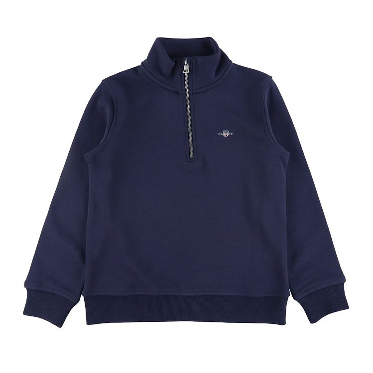 GANT Sweatshirt - Shield Half Zip - Evening Blue