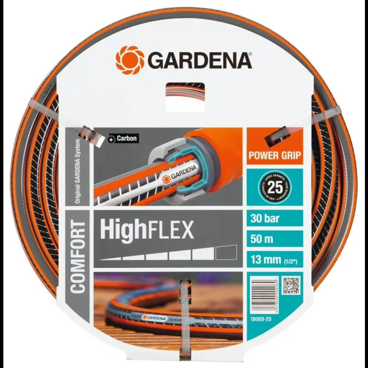 Gardena Comfort Highflex Slange 1/2" 50m