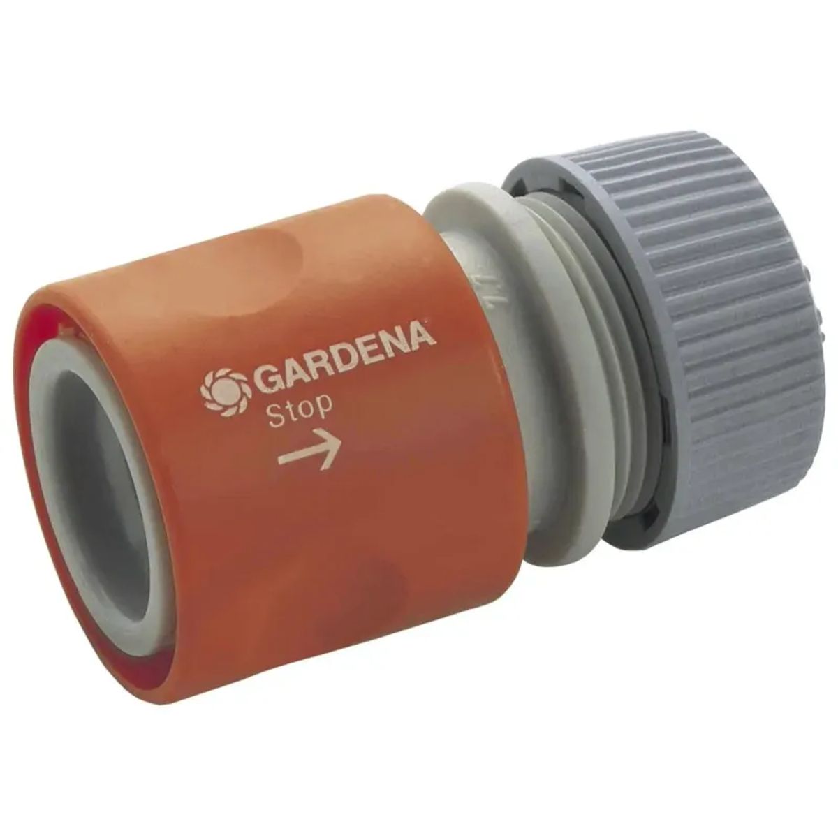 Gardena Slangekobling ½" Med Stop 18213-20