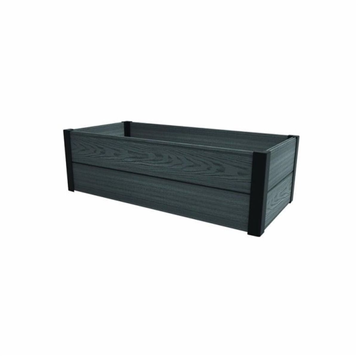 Gardenbox60x75x27 Black Garden Center