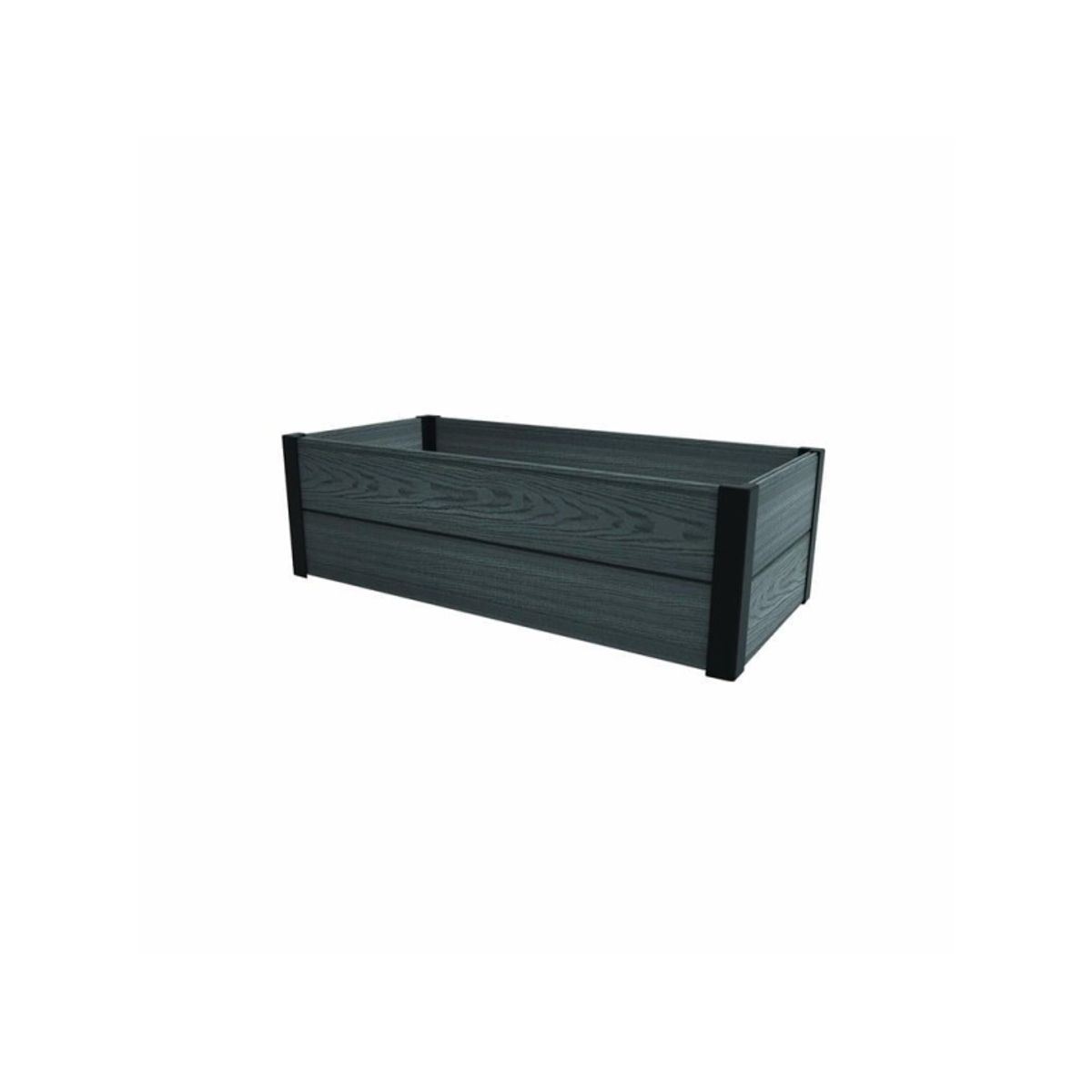 Gardenbox80x80x28 Black Garden Center